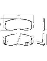 NISSHINBO NP3017 Колодки дисковые передние