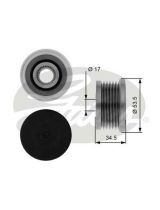 GATES OAP7109 Шкив генератора