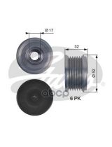 GATES OAP7140 Шкив генератора