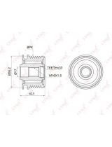 Lynxauto PA-1009 Шкив генератора