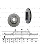 BLITZ BS0248 Тормозной диск