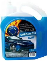 Антифриз EUROCAR EC-11-5B BLUE синий G11 -35°С 5кг
