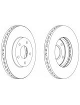 TRW DF4316 Тормозной диск передний