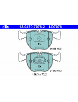 ATE 13.0470-7078.2 Колодки дисковые передние