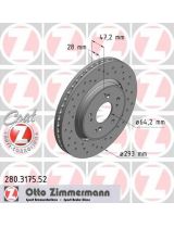 ZIMMERMANN 280.3175.52 Тормозной диск передний