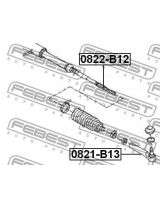 FEBEST 0822-B12 Тяга рулевая