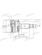 Patron PCV1260 ШРУС наружный 27x56x30