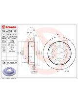 BREMBO 09.A334.11 Тормозной диск задний