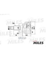 Miles GA20183 ШРУС наружный