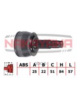 Nakayama NJ235NY ШРУС внешний комплект 25x22x141x51