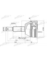 Patron PCV3237 ШРУС наружный комплект A:28, B:31, D:106, ABS:48