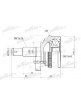 Patron PCV9574 ШРУС наружный 28x64x32