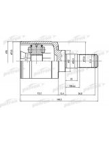 Patron PCV1517 ШРУС внутренний 25x41x22