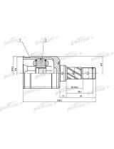 Patron PCV1530 ШРУС внутренний левый 24x35x29