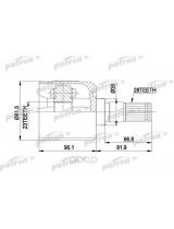 Patron PCV7301 ШРУС внутренний левый комплект