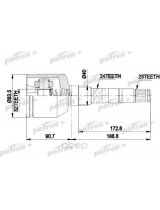 Patron PCV3187 ШРУС внутренний правый