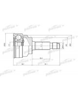 Patron PCV1518 ШРУС наружный комплект 24x52x22 K