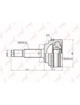 Lynxauto CO-1825A ШРУС наружный комплект