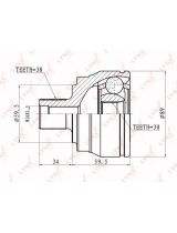 Lynxauto CO-1236 ШРУС наружный комплект