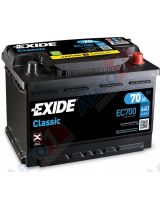 EXIDE Аккумулятор Classic EC700 640А (70 А/ч)