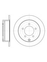 REMSA 61377.00 Тормозной диск задний