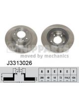 NIPPARTS J3313026 Тормозной диск