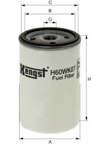 Hengst H60WK07 Фильтр топливный