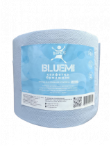 MIFES MF-15100 Cалфетки BLUEMI бумажные синие двухслойные 22x38 см, рулон, 500 штук
