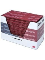 3M 64659 Лист шлифовальный Scotch-Brite Very Fine 114х228мм бордовый