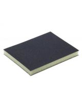 HOLEX HAS-52107 Губка абразивная Р060 2-х сторонняя 98х120х13мм коричневая