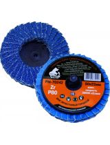 Русский мастер РМ-70242 Круг лепестковый торцевой 050х22мм по металлу Р 080 (крепление Roloc)