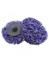 Русский мастер РМ-59946 Круг для снятия ржавчины d 75 мм фиолетовый толщина 14мм (крепление Roloc)