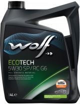 Моторное масло WOLF 16155/5 EcoTech SP/RC G6 5W-30 5л (заменен на 1675/5)