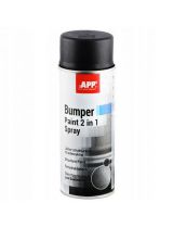 APP 020811 Структурный лак для бамперов Bumper Paint 2 in 1 Spray черный 400мл