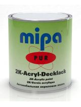MIPA 205010001 2K-PUR Einschicht-Metallic полиуретановая акриловая краска RAL9006 1л