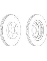 Ferodo DDF1589 Тормозной диск