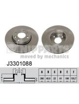 NIPPARTS J3301088 Тормозной диск