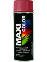 MAXI COLOR 3020MX Эмаль-аэрозоль универсальная RAL3020 красная 400мл