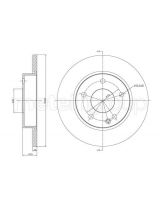 METELLI 23-0470C Тормозной диск