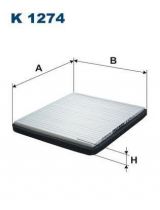 FILTRON K 1274 Фильтра салонный (рамка)