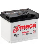 A-mega Аккумулятор Ultra 62 R 610А (62 А/ч)