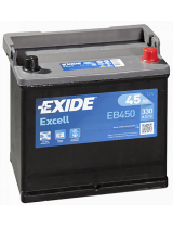 EXIDE Аккумулятор Excell EB450 330А (45 А/ч)