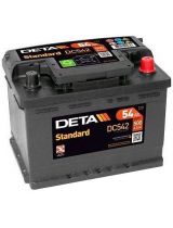 DETA Аккумулятор Standart DC542 500А (54 А/ч)