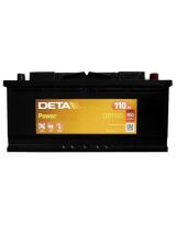 DETA Аккумулятор Power DB1100 850А (110 А/ч)