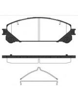 REMSA 1312.00 Колодки дисковые	передние