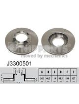 NIPPARTS J3300501 Тормозной диск передний