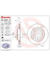 BREMBO 09.A200.11 Тормозной диск