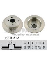 NIPPARTS J3310513 Тормозной диск