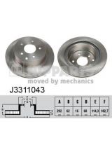 NIPPARTS J3311043 Тормозной диск