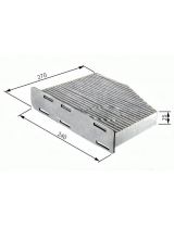 BOSCH 1 987 432 048 Фильтр салонный